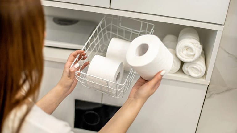 Este é o sítio onde nunca deve guardar os rolos de papel higiénico